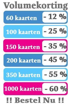 Onze volumekortingen