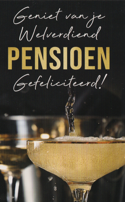 Geniet van je welverdiend pensioen