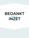 BEDANKT VOOR JE INZET! - oliemix, klein 450 - 500 gram