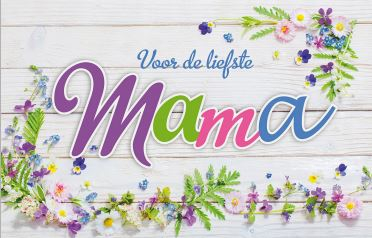 Populair Recyclen legering Voor de liefste Mama wenskaart Moederdag met bloemen | Wenskaartenshop